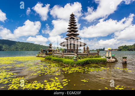 Il lago Bratan, Pura Ulun Danu Bratan tempio Foto Stock