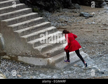 St Agnes, Trevaunanace Cove Foto Stock