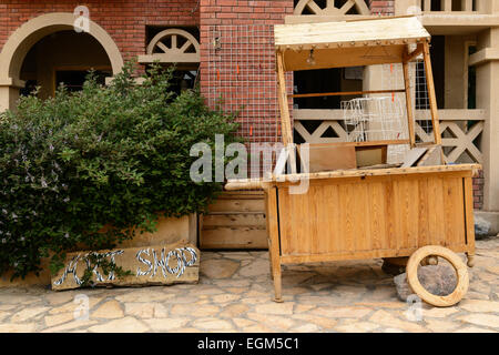 Chiuso hotel El Wekala a Taba Heights, Egitto. Foto Stock