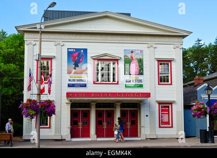 Storico Royal George Theater in Niagara sul Lago Ontario, Canada, casa di Shaw spettacoli teatrali. Foto Stock