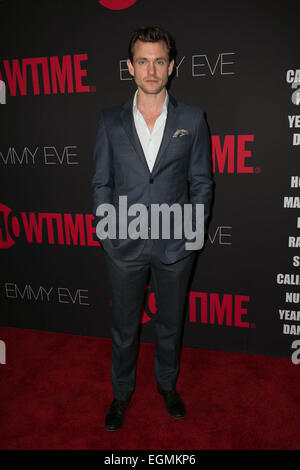 Showtime's 2014 Emmy Eve tenutosi al Sunset Tower Hotel - Arrivi con: Hugh Dancy dove: Los Angeles, California, Stati Uniti quando: 25 Ago 2014 Foto Stock