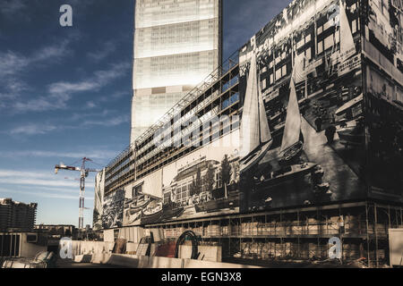 Milano Expo 2015 Creazione dei siti Foto Stock