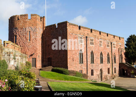 Shrewsbury Castello e Museo Militare Shropshire Foto Stock