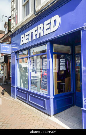 Un Betfred betting office shop Foto Stock