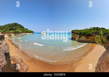 Canal D'amour a Sidari a Corfù, Grecia Foto Stock