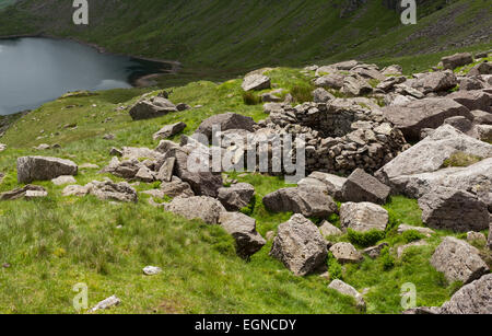 Un Oca Bield sul Coniston Fells vicino a leve acqua Foto Stock