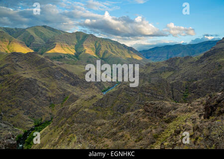 Il Canyon Imnaha orientale di Oregon. Stati Uniti d'America Foto Stock