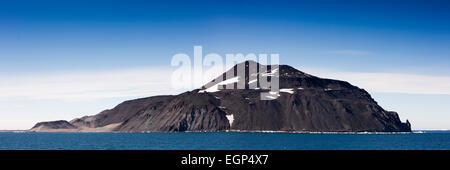 L'Antartide, Paulet, isola vulcanica che salgono dal mare di Weddell, panoramica Foto Stock