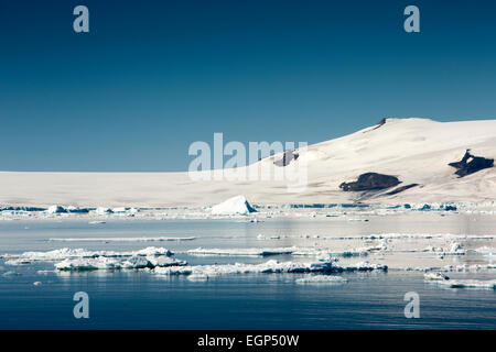 L'Antartide, Mare di Weddell, ghiacci galleggianti off continente antartico Foto Stock