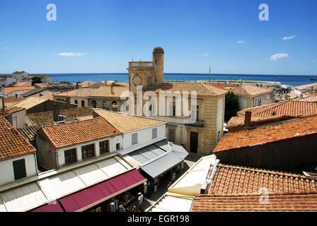 Les Saintes-Maries-de-la-Mer, Camargue, Francia Foto Stock