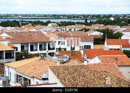 Les Saintes-Maries-de-la-Mer, Camargue, Francia Foto Stock