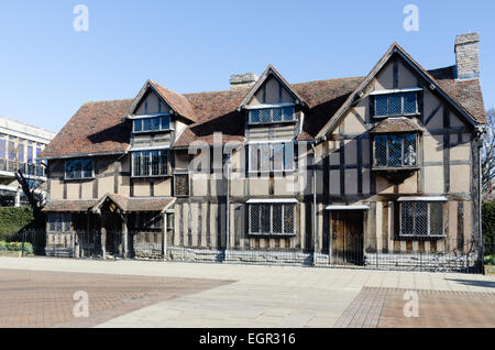 Il Shakespeare Birthplace Trust a Henley Street, Stratford-upon-Avon Foto Stock