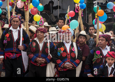 Festival colorati di Santo Tomas, patrono di Chichicastenago, Guatemala Foto Stock