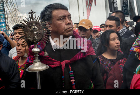 Festival colorati di Santo Tomas, patrono di Chichicastenago, Guatemala Foto Stock