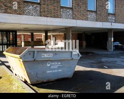 La collina di argento area centrale Winchester è oggetto di una pianificazione principale controversia sulle proposte per la sua riconversione. Foto Stock