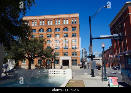 Texas School Book Depository Building, ora noto come Dallas County Administration Building. Foto Stock