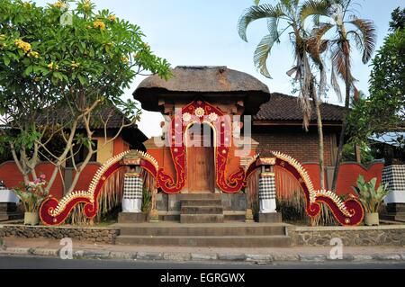 Tempio indù in Ubud, Bali, Indonesia Foto Stock