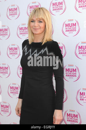 Londra, UK, UK. 1 Mar, 2015. Zoe palla arriva per il "Tesco mamma of the Year Awards 2015" al Savoy. © Ferdaus Shamim/ZUMA filo/Alamy Live News Foto Stock