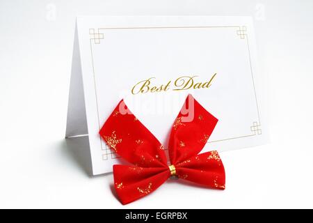 Migliore carta di papà Foto Stock