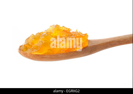 In casa arancione inceppamento in cucchiaio Foto Stock