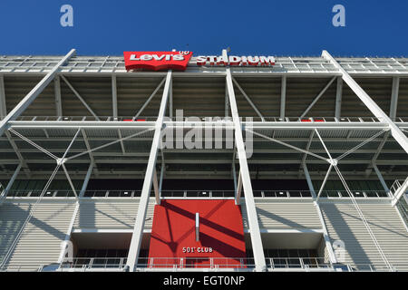 La Levi's Stadium di San Francisco 49ers ha ospitato il Super Bowl 2016, Santa Clara CA Foto Stock