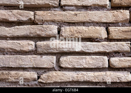 Parete in mattoni di Roma, Italia Foto Stock