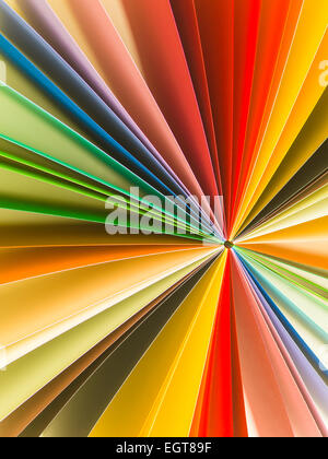 Abstract sfondo con carta colorata Foto Stock