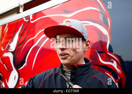 Motorsports: FIA Formula One World Championship 2015, test di Barcellona, #33 Max Verstappen (NLD, Scuderia Toro Rosso), Foto Stock