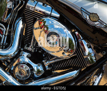 Harley Davidson motore Foto Stock