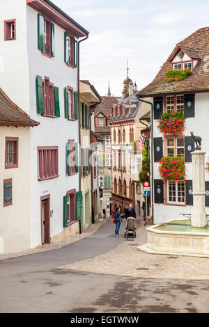 La Città Vecchia di Basilea, Kanton Basilea Città, Svizzera, Europa. Foto Stock