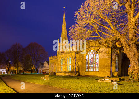 Chiesa di tutti i santi, Evesham, Distretto di Wychavon, Worcestershire, England, Regno Unito, Europa. Foto Stock