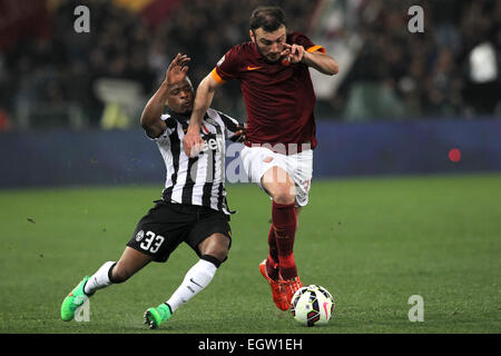 Roma, Italia. 2 Marzo, 2015. Calcio: CAMPIONATO ITALIANO SERIE A. 25° MATCH JUVENTUS ROMA in stadio olimpico nella città di Roma, Italia. Credito: marco iacobucci/Alamy Live News Foto Stock