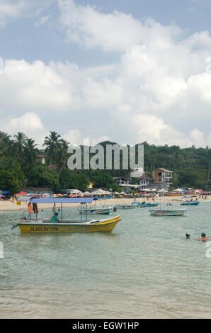 Jungle beach, Unawatuna, Sri Lanka Foto Stock