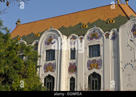 Kecskemet Gallery a Cifra Palota (Cifra Palace) Art Nouveau (Sezesszion) , Kecskemet, Ungheria Foto Stock