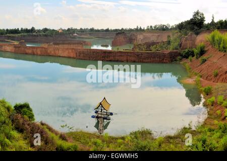 Laghetto di cava Mini Grand Canyon vicino a Chiang Mai Foto Stock