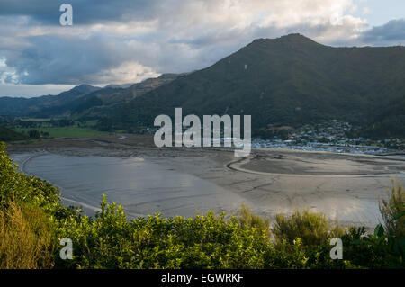 Havelock, Kaikumera Bay, Marlborough Suono, Marlborough, South Island, in Nuova Zelanda. Foto Stock