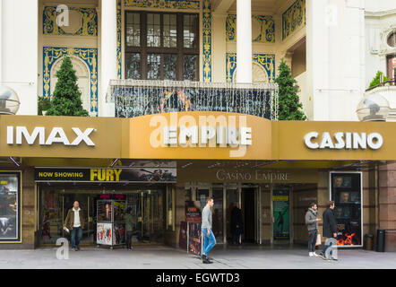 Empire Cinema IMAX nel quadrato di Leicester, Londra, Regno Unito Foto Stock