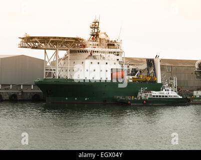 Alimentazione offshore Nave a Walvis Bay, Namibia Foto Stock