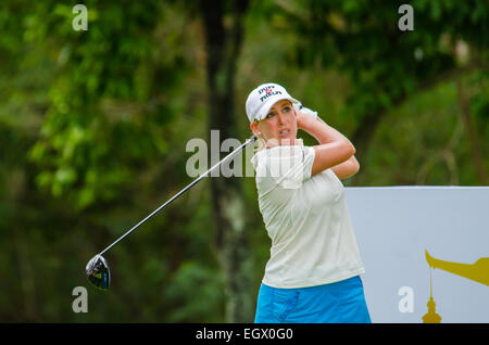 Chonburi, Thailandia. 1 Marzo, 2015. Cristie Kerr NEGLI STATI UNITI D' AMERICA in Honda LPGA Thailandia 2015 al Siam Country Club, Pattaya antico corso il 1 marzo 2015 in Chonburi, Thailandia. Credito: Chatchai Somwat/Alamy Live News Foto Stock