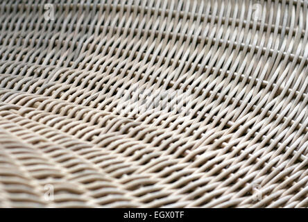 Zucchero di canna o di sfondo di vimini- che mostra i dettagli di interlacciato struttura di armatura del cestello o mobili Foto Stock