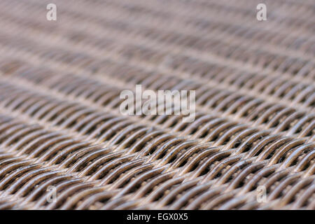 Zucchero di canna o di sfondo di vimini- che mostra i dettagli di interlacciato struttura di armatura del cestello o mobili Foto Stock