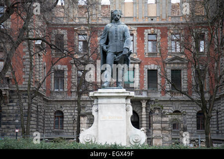 Statua sulla Via Andrassy, Budapest Foto Stock