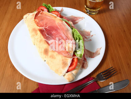 Menu giapponese di pesce Foto Stock