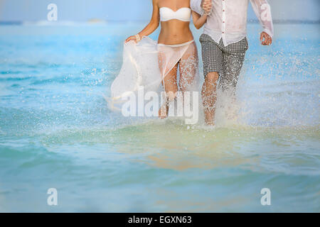 Ð¡ouple in acqua Foto Stock