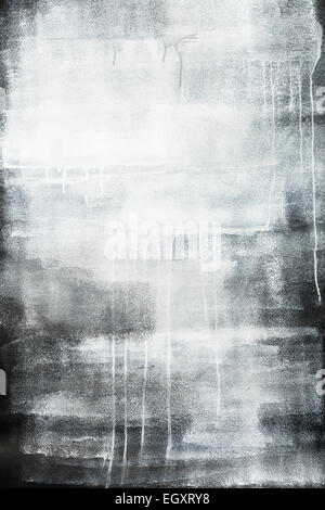 Artistico verniciato grigio Sfondo Texture su tela Foto Stock