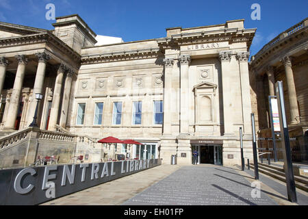 Biblioteca centrale di Liverpool Merseyside Regno Unito Foto Stock