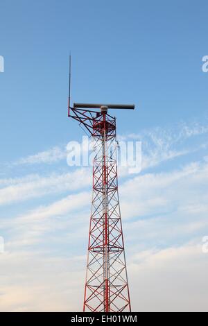 Torretta del radar Foto Stock