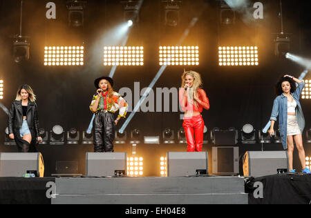 Il Neon Jungle eseguire live al Fusion Festival a Birmingham il sabato con: Neon giungla in cui: Birmingham, Regno Unito quando: 30 Ago 2014 Foto Stock