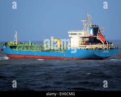 Ierax, IMO 9156498 partenza dal porto di Rotterdam pic3 Foto Stock