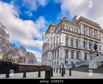 Il Churchill War Rooms è un museo di Londra e una delle cinque sedi del Museo Imperiale della Guerra. Foto Stock